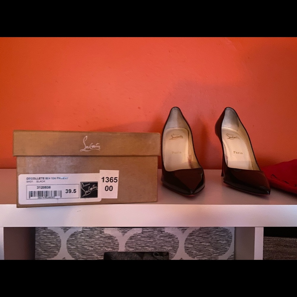 Christian Louboutin patent leather shoes